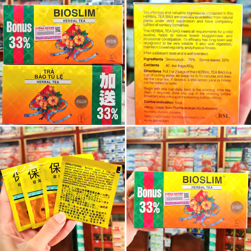 TRÀ GIẢM CÂN BIOSLIM (BẢO TÚ LỆ )