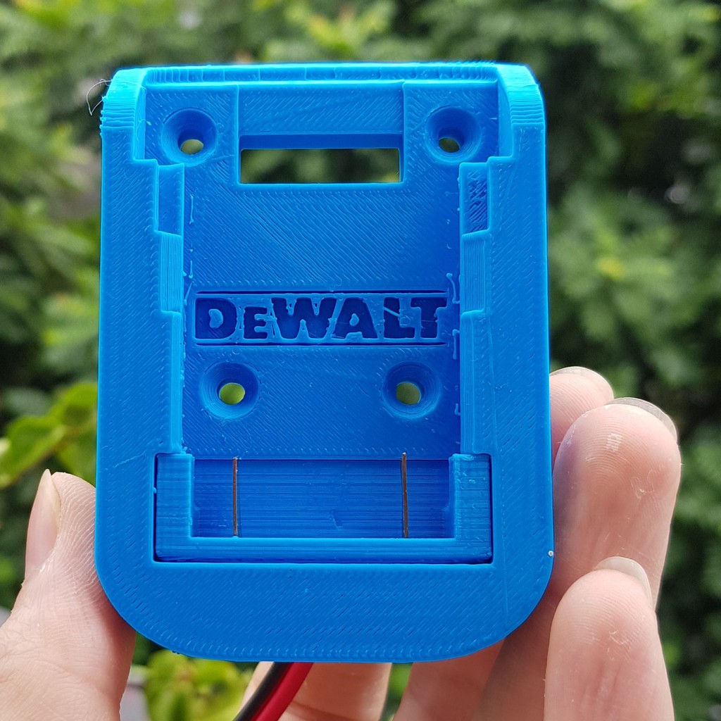 Đế pin Dewalt, Đế chuyển pin Dewalt 20V đế pin trượt đã có tiếp điểm