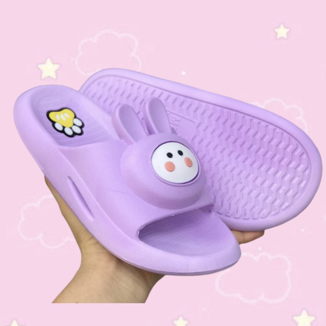 Dép thỏ con cho bé, dép bé quai ngang dễ thương bé gái