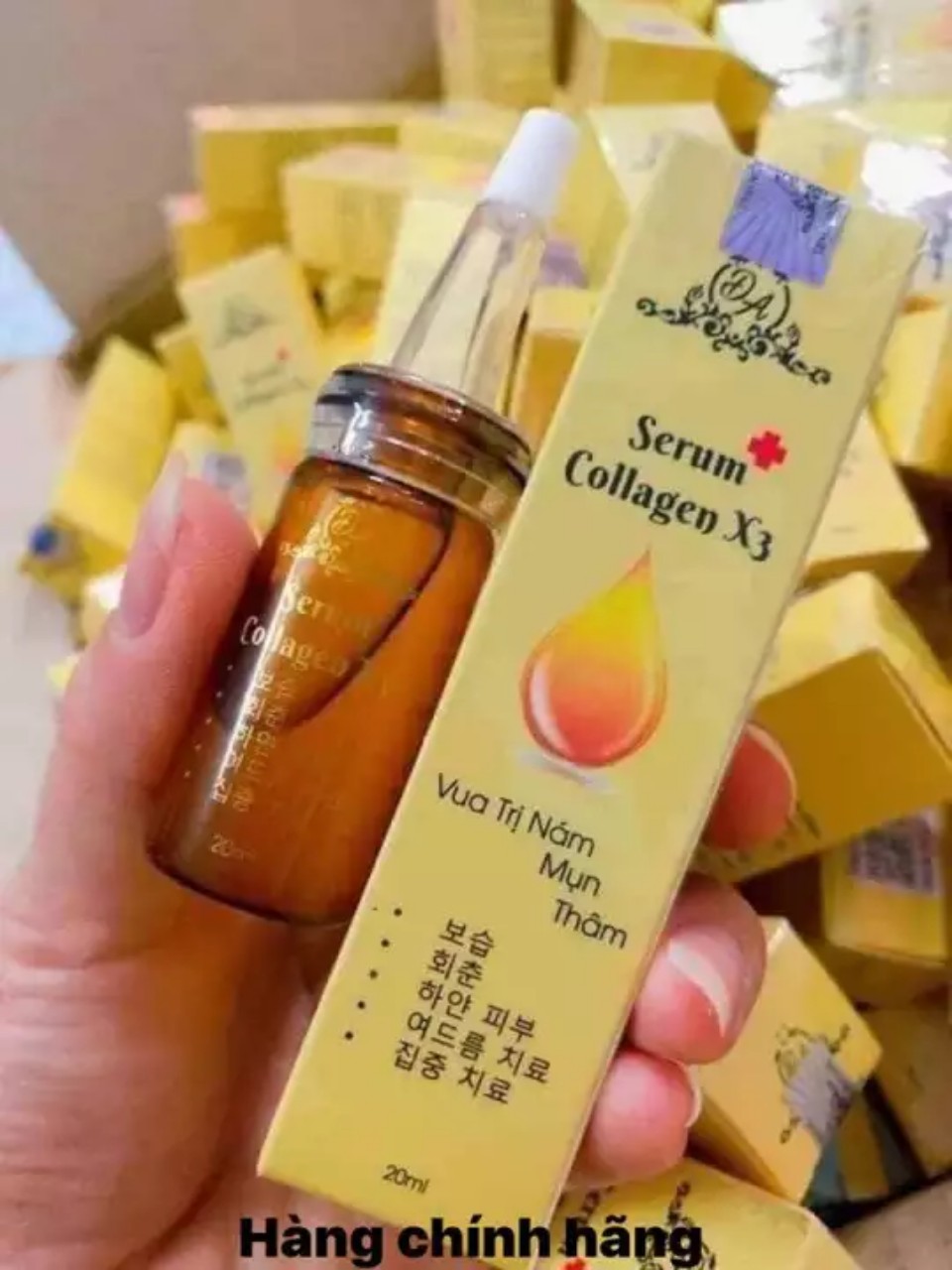 (Chính Hãng) Serum Collagen X3 Đông Anh Vua Khử Nám ,Tàn Nhang , Thâm 20ml