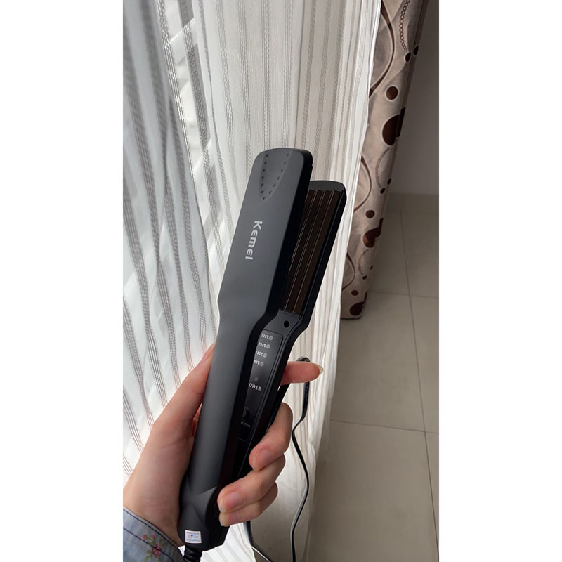 Máy Dập Xù Tóc KEMEI 332, Chức năng dập xù, bấm xù , bấm mè tạo kiểu tóc làm phồng chân tóc bản to cao cấp