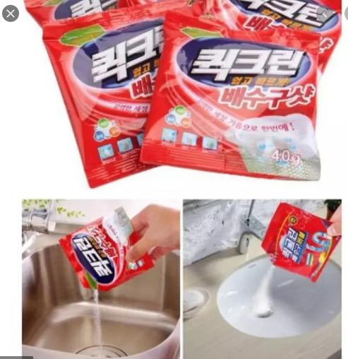 [HCM][ COMBO 5 GÓI ] - BỘT THÔNG TẮC CỐNG HÀN QUỐC