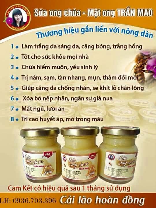 SỮA ONG CHÚA TƯƠI TRẦN MAO 100gr