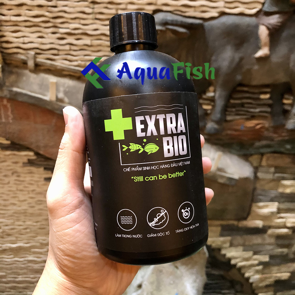 [HOÀN TIỀN 10%]Men Vi Sinh Extra Bio 500ml, 1000ml (men vi sinh giúp làm trong nước cho bể cá cảnh, hồ cá cảnh)