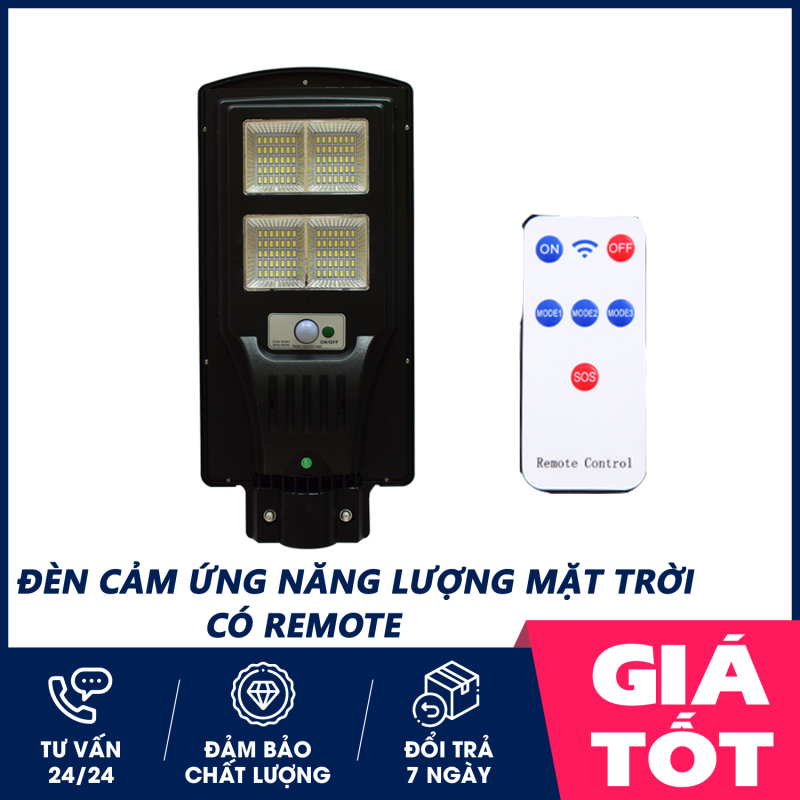 Đèn led năng lượng mặt trời, đèn SOLAR chiếu đường, đèn cảm biến, 120cod siêu sáng, có điều khiển từ xa, đèn 120 LED,đèn led, đèn led tích điện, đèn cảm ứng năng lượng mặt trời, 120LED - Hỗ trợ 1 đổi 1 trong 7 ngày