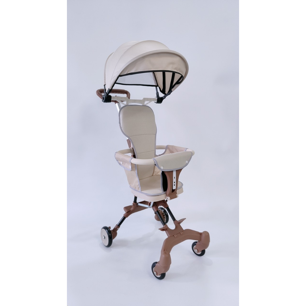 Xe đẩy đảo chiều gấp gọn, xe đi du lịch