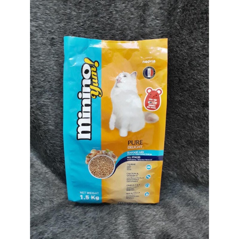 Thức Ăn Cho Mèo Minino Yum [1,5Kg]