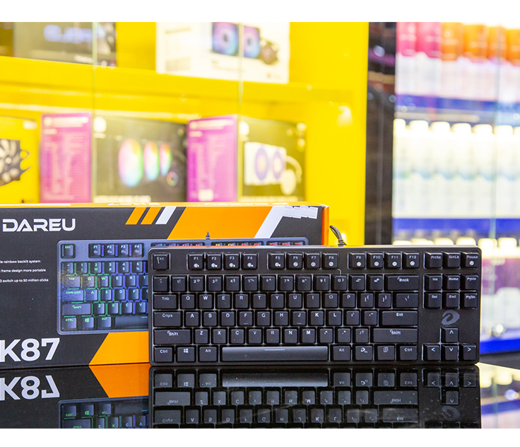 Bàn phím Cơ DARE-U EK87 Rainbow