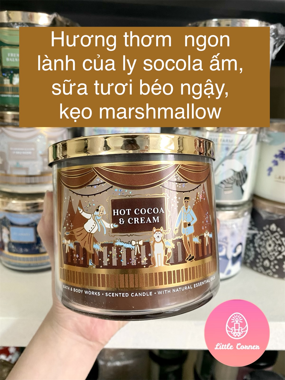 Nến thơm 3 bấc BATH AND BODY WORKS (BBW) 411g - Noel