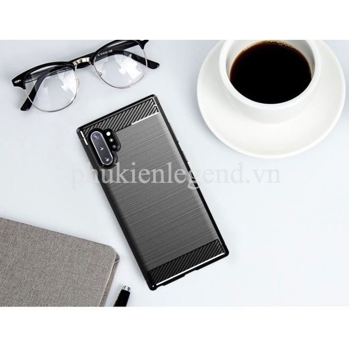 Ốp lưng chống sốc SamSung Galaxy Note 10 Plus Vân Sợi Carbon RUGGER ARMOR