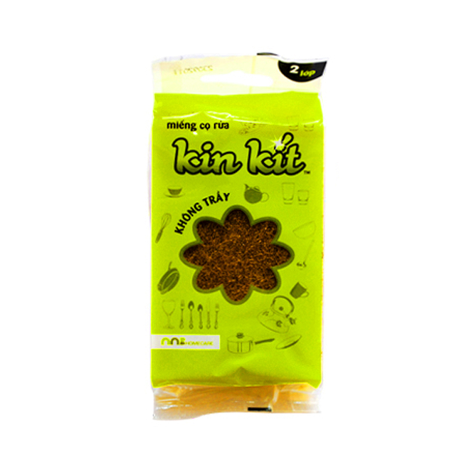 Miếng cọ rửa không trầy 3 lớp Kinkit