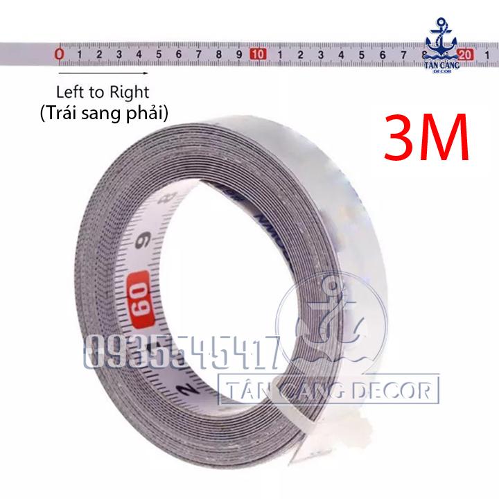 Thước dán 3m - trái sang phải