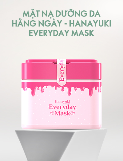 Mặt nạ dưỡng da hằng ngày hanayuki everyday mask hộp 30 miếng