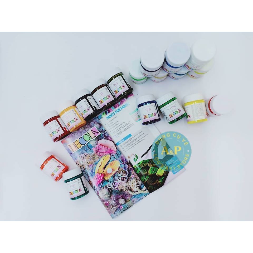 Acrylic Decola - Màu vẽ lụa