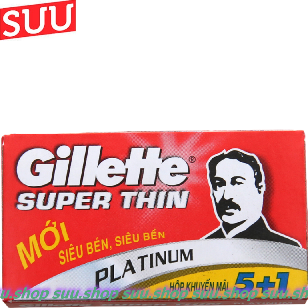 Gói 05 lưỡi lam Gillette Super Thin