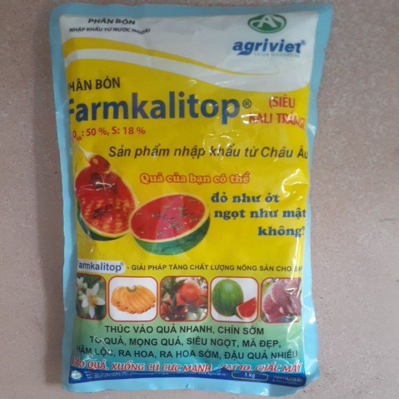 PHÂN BÓN KALI SIÊU NGỌT- SIÊU KALI TRẮNG GÓI 1KG