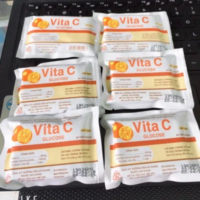 [HCM]kẹo ngậm Vita C bịch 24 viên