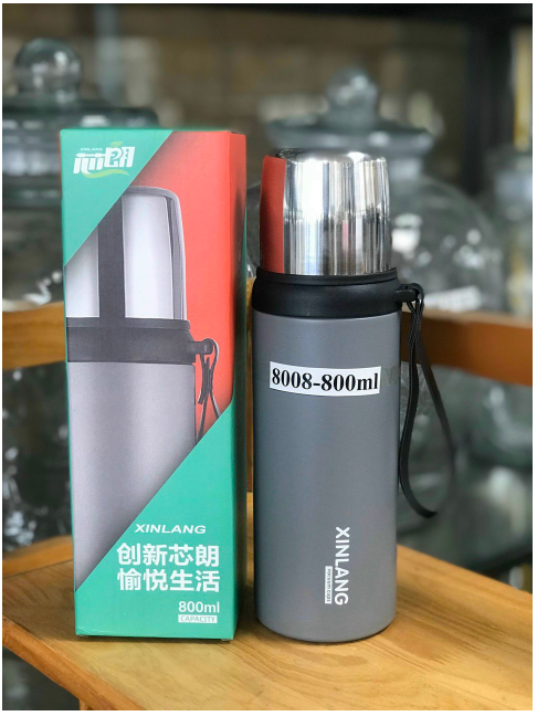Bình inox giữ nhiệt cao cấp XinLang 800ml