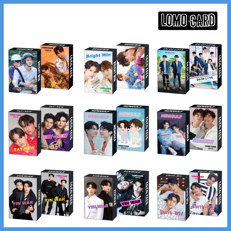 泰星周边泰国F4 billkin pp Bright Win TAY-NEW写真卡片lomo卡