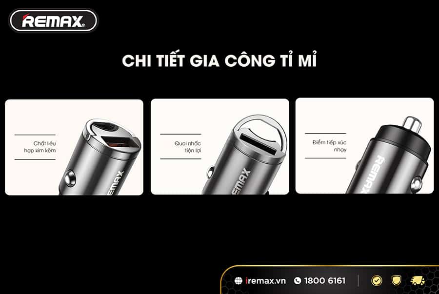 Củ sạc oto Remax RCC227