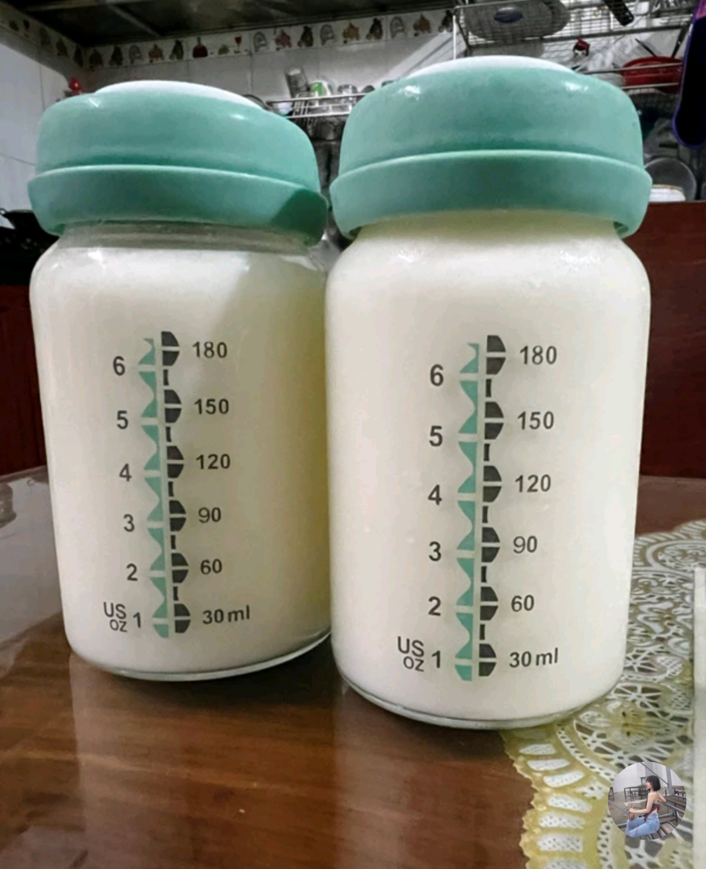 BÌNH TRỮ SỮA THUỶ TINH PHANPY 180ML, 150ML