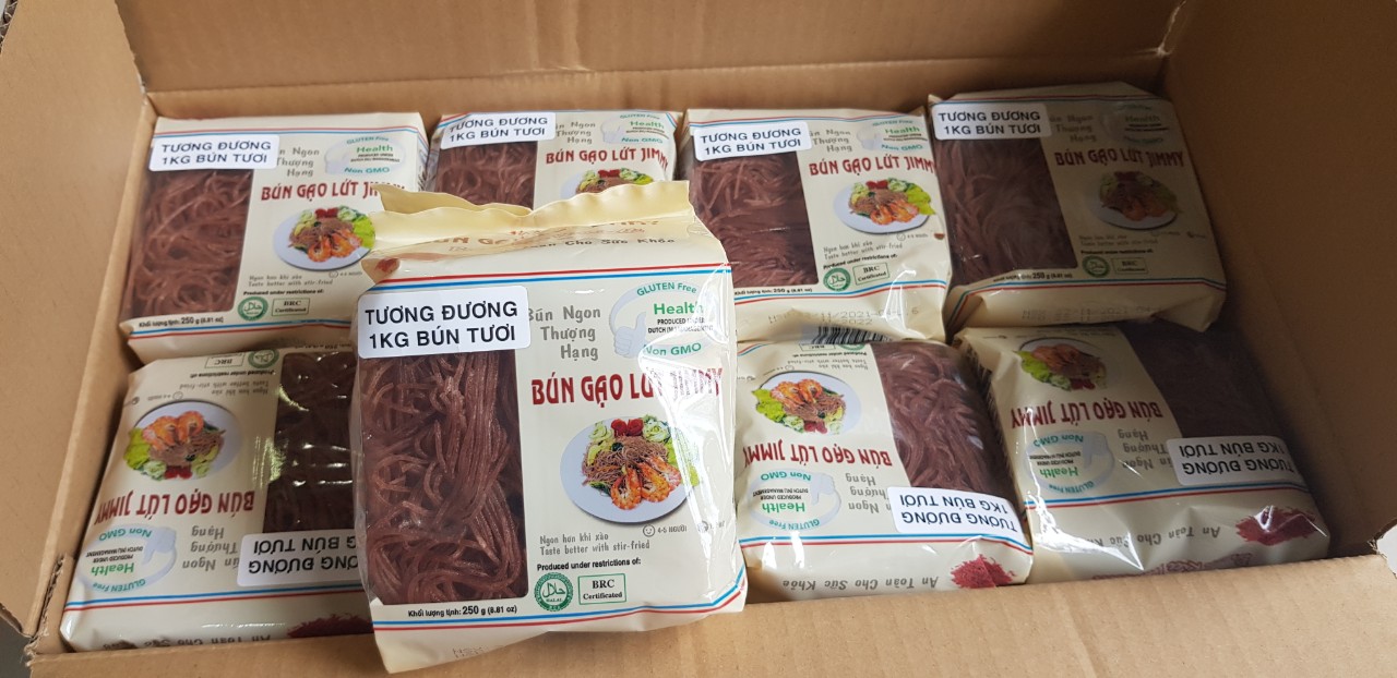 Thùng bún gạo lứt Jimmy (date mới)