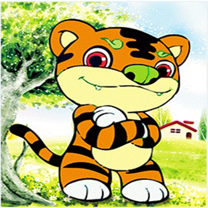 Tranh Đính Đá CON CỌP (ĐÁ ABC CAO CẤP). Kích Thước: 30cm x 36cm