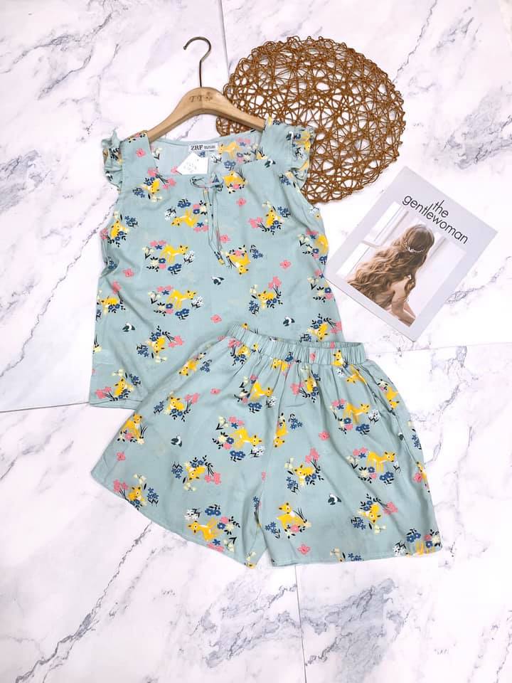 Bộ lanh cộc tay bèo