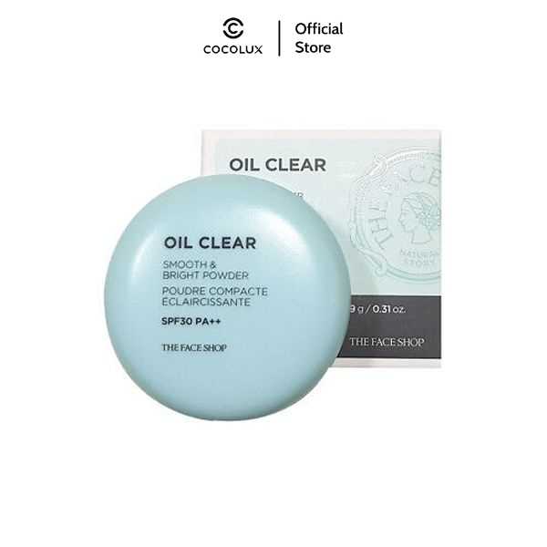 Phấn phủ kiềm dầu oil The Face Shop COCOLUX