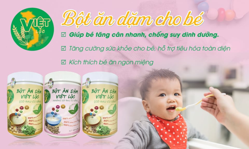 Bột Ăn Dặm Việt Lộc  Dành Cho Bé 4 - 10 Tháng