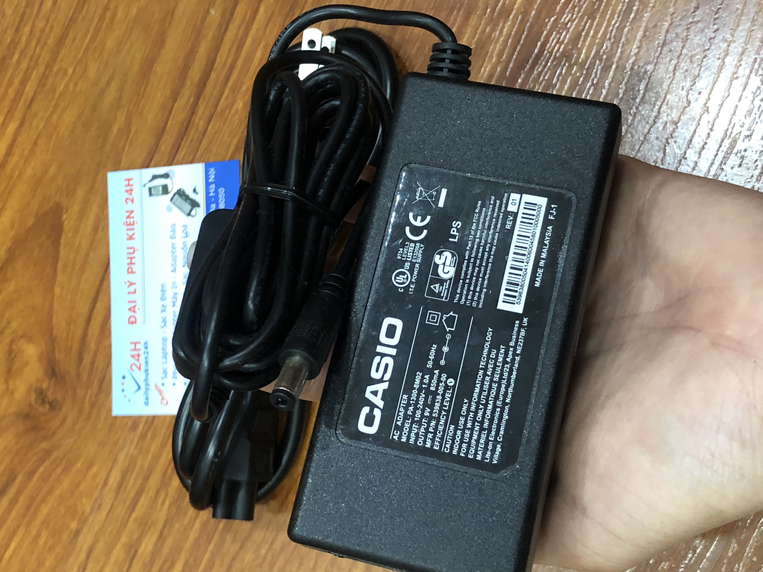 ADAPTER NGUỒN ĐÀN CASIO CTK-450 (dây nguồn loại xịn