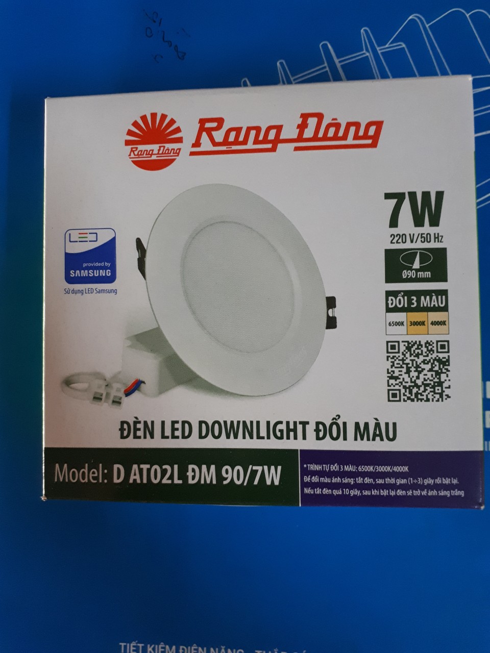 Đèn Led Downlight Rạng Đông 7W