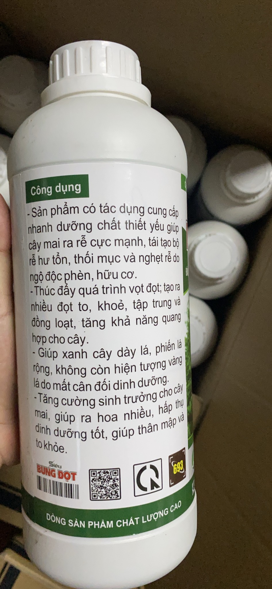 BUNG ĐỌT RA RỄ -CHUYÊN MAI-BUNG ĐỌT PHỤC HỒI CÂY ( dung tích 1 lít)