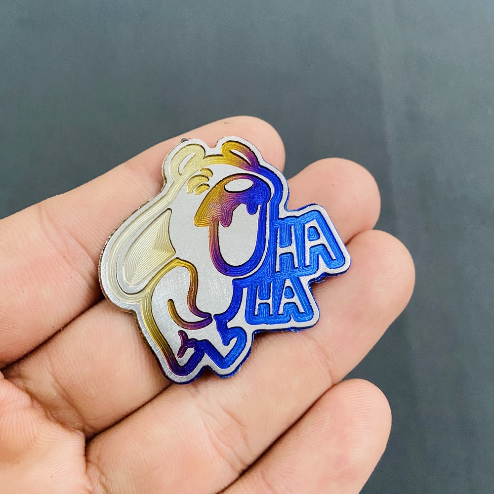 [HCM][XUỐNG TIỀN] TEM LOGO TITAN CHÚ CHÓ VUI VẺ TRANG TRÍ XE KEO 3M CỰC DÍNH (1 LOGO MINI)