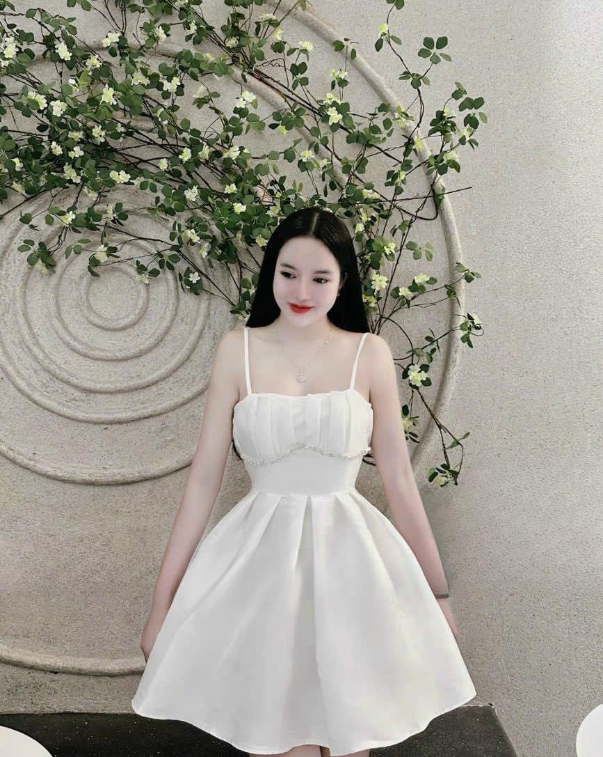 Đầm OPIS Dạng Xòe Kết Ngọc