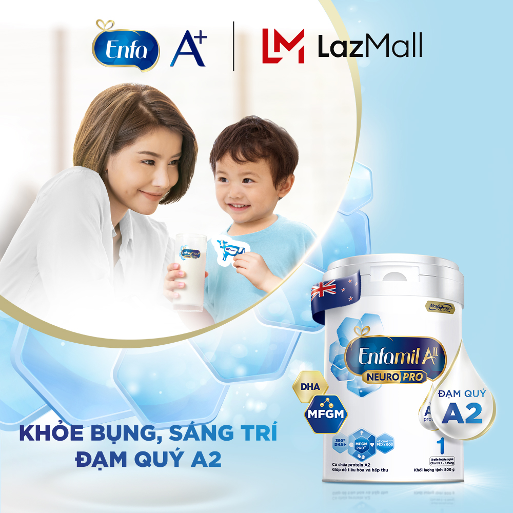 [Siêu sale cuối năm 12.12] Sữa bột Enfamil A2 Neuropro 1 cho trẻ từ 0-6 tháng tuổi – 800g