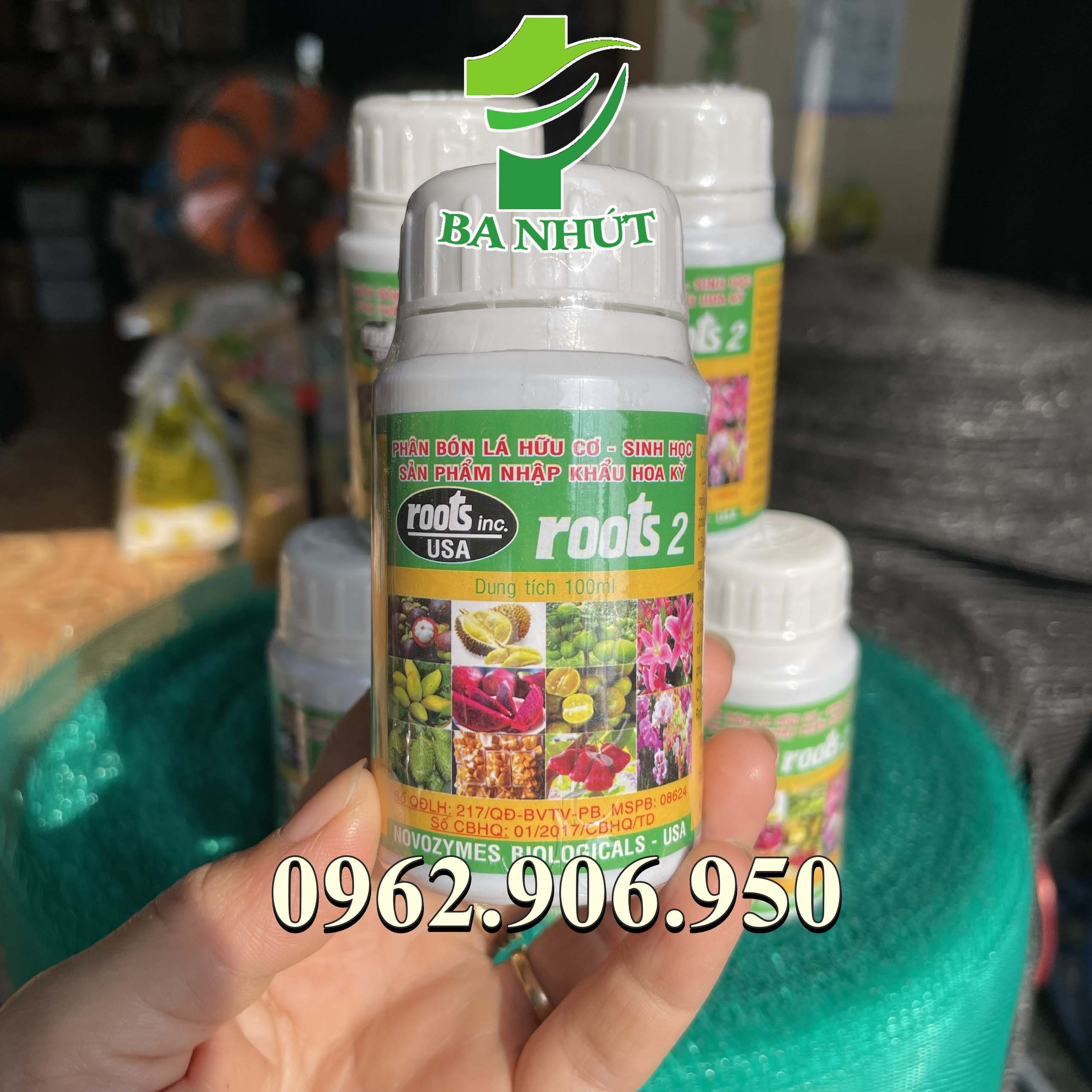 Phân Bón Lá Cao Cấp Kích Ra Rễ ROOTS 2 Hoa Kỳ (100ml)