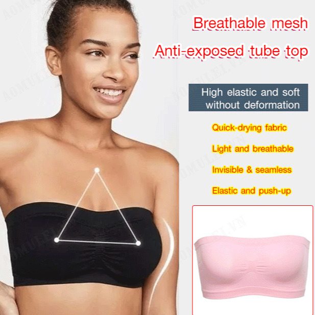 aomulei Tube top summer ladies thin section tube top