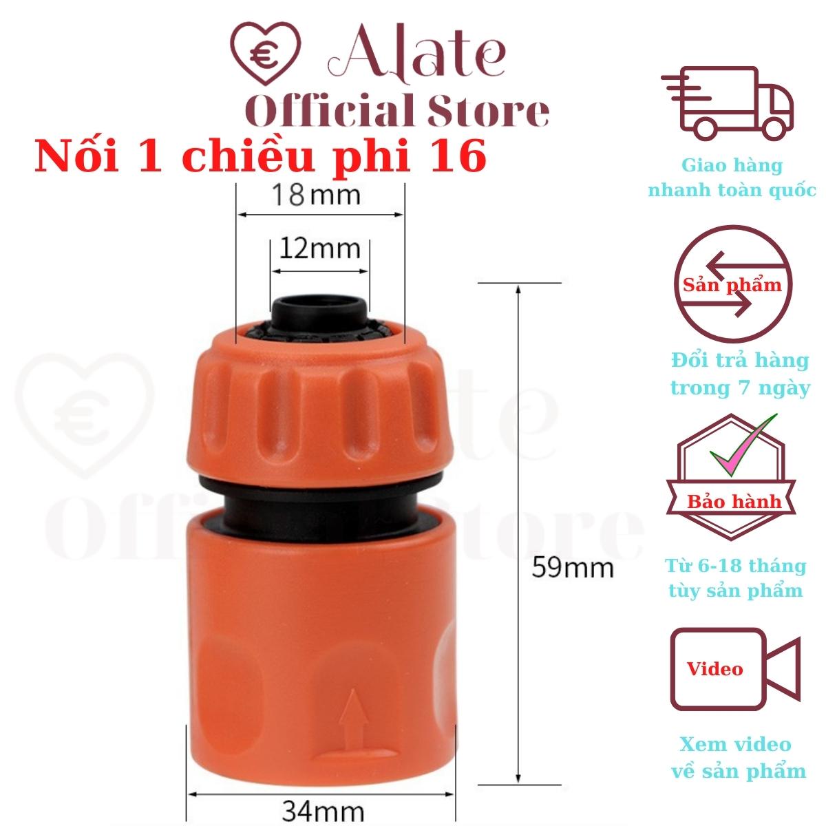 Khớp cút nối nhanh dây ống nước từ 8 đến 30mm ra vòi tưới cây và vòi cấp nước Lionking Tonydx nhanh chóng và tiện lợi bảo hành 6 tháng Alate store