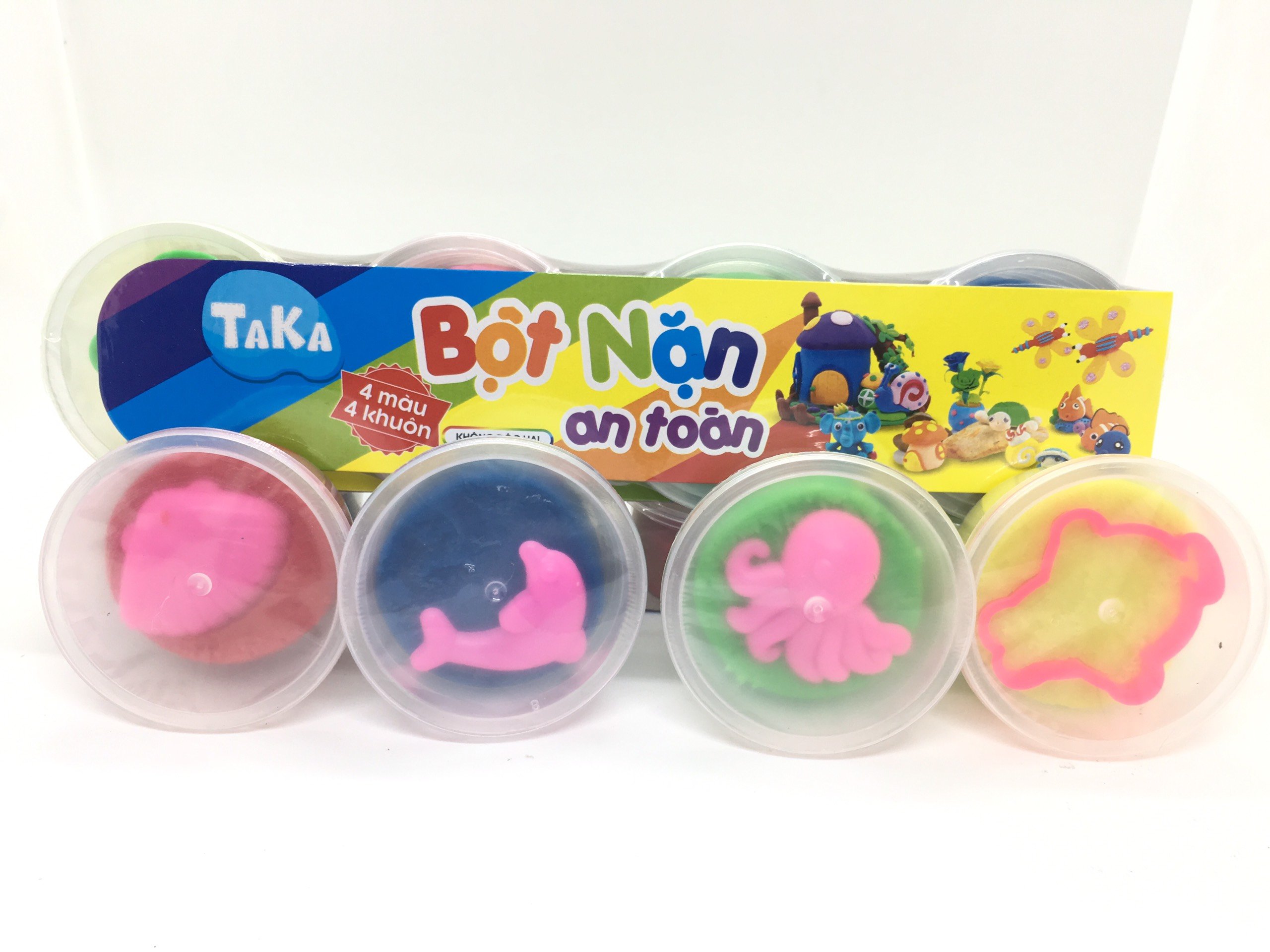 Đất nặn an toàn cho bé, kèm tặng khuôn