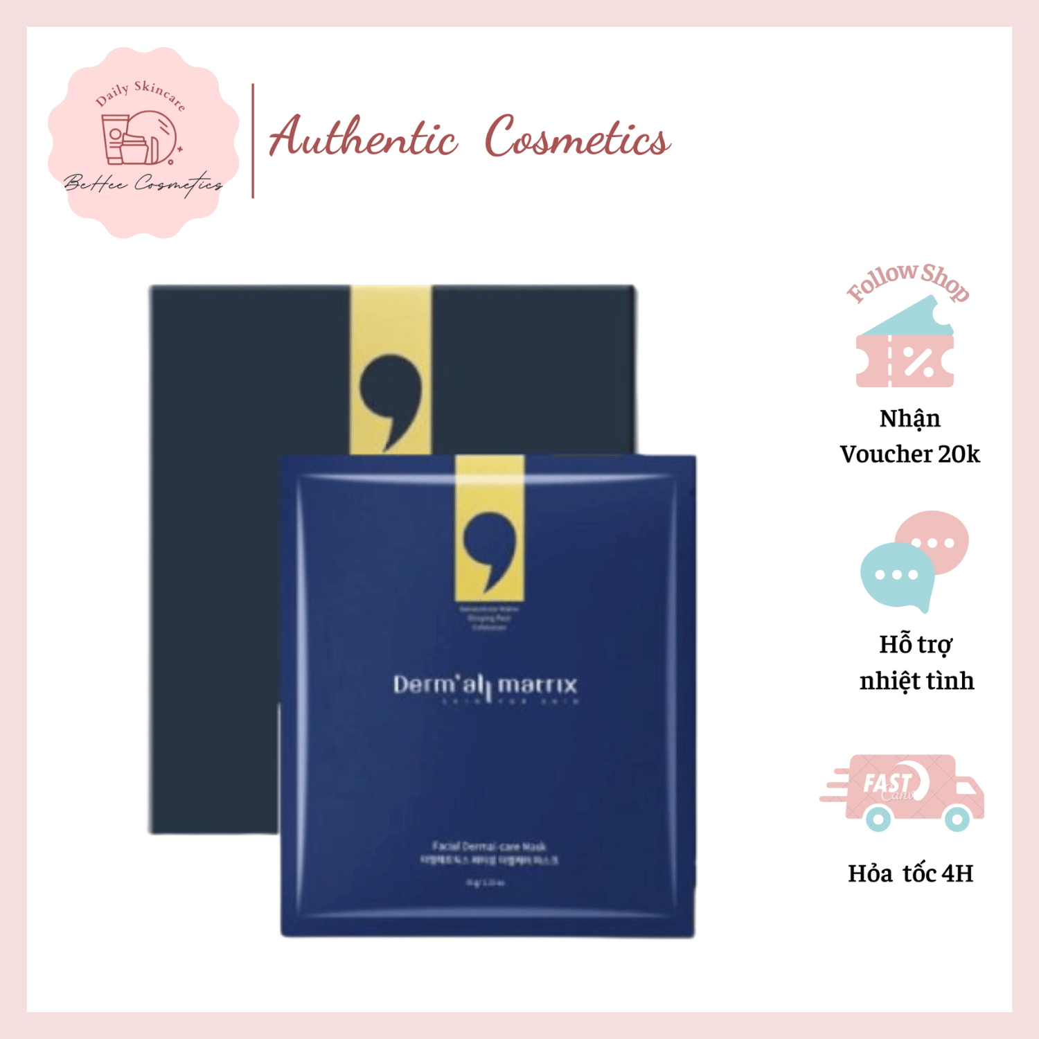 Mặt Nạ Thạch Collagen Trẻ Hóa Làn Da Derm All Matrix Facial Dermal-care Mask