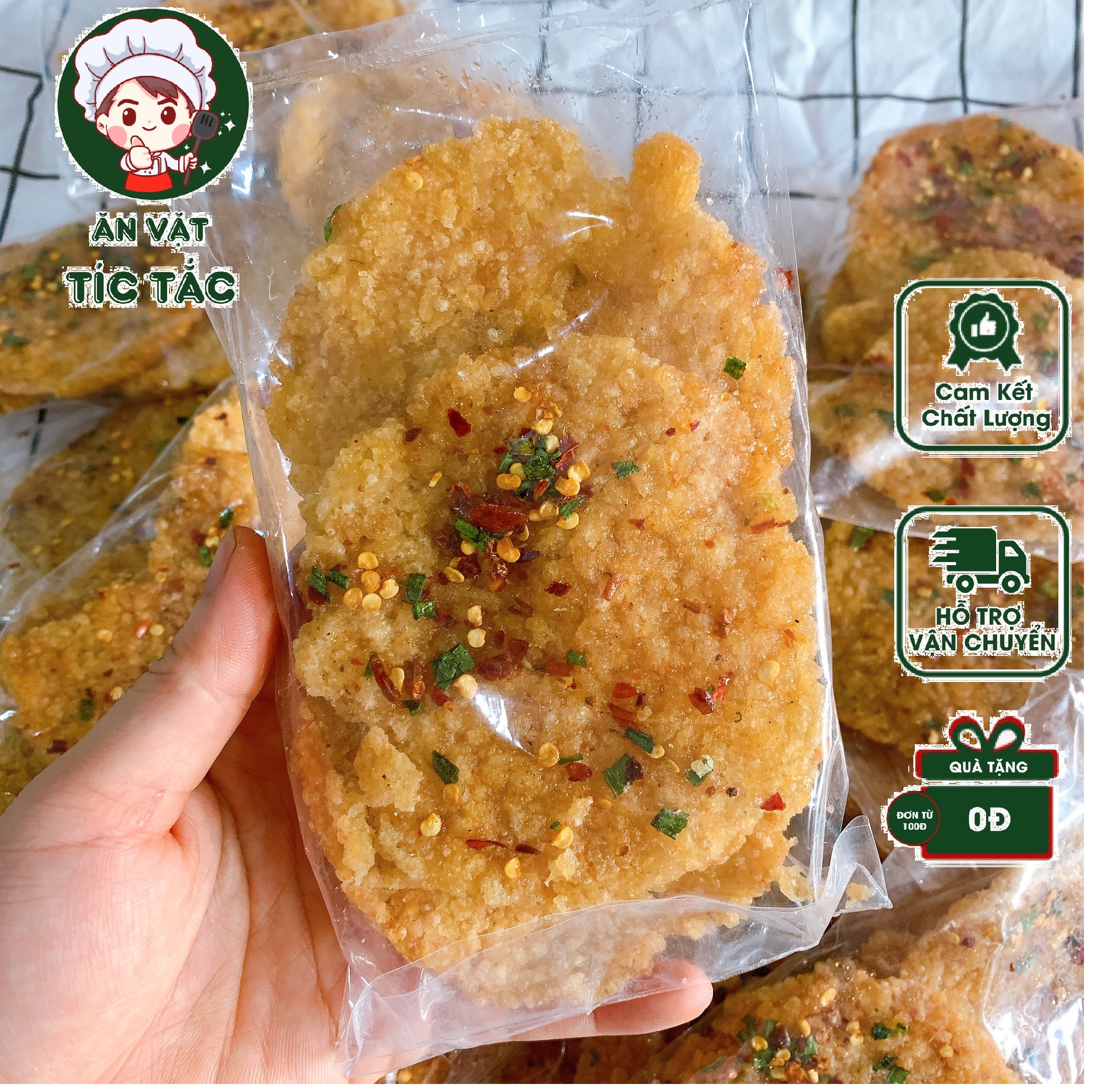 Cơm cháy siêu chà bông Sài gòn