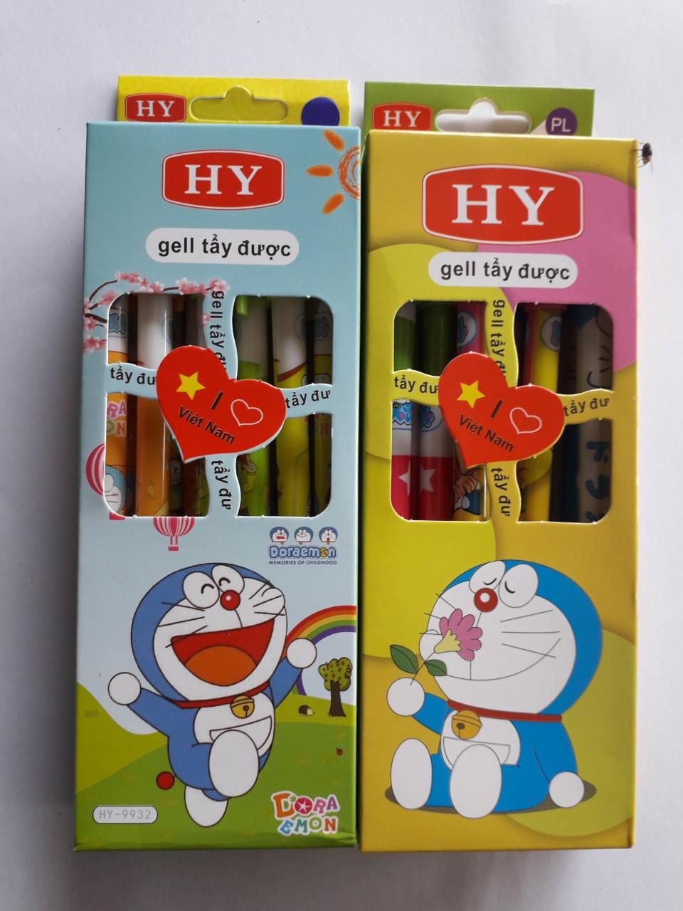 Bộ 12 cây Bút bi tẩy xóa được Mực Tím