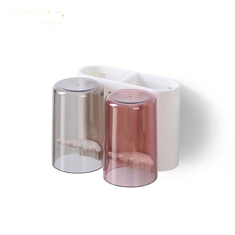 Kệ để đồ bàn chải đánh răng kèm 2 cốc E1924