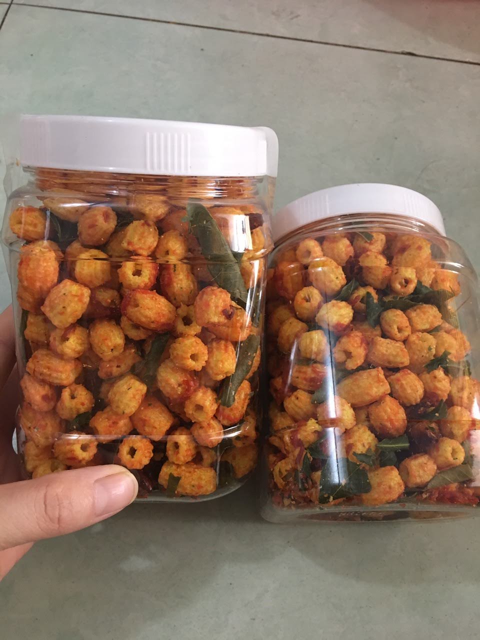 500g NUI SẤY BÒ LÁ CHANH