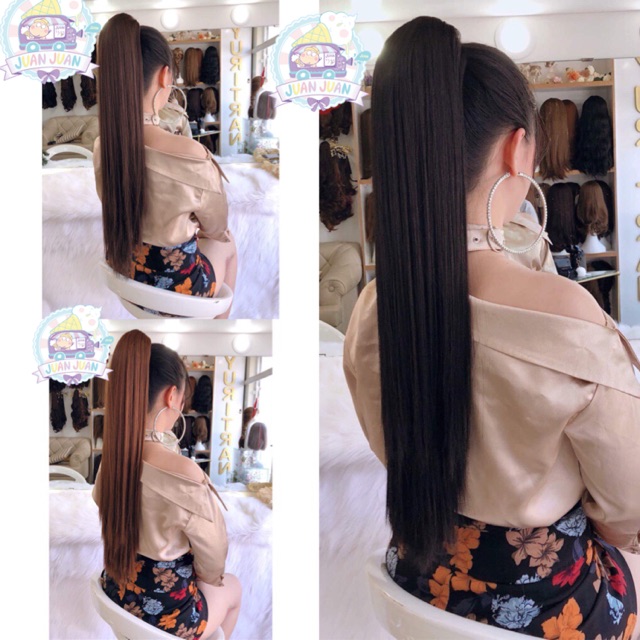 Tóc giả nữ đẹp ❤️FREESHIP❤️ Tóc giả ngoặm thẳng