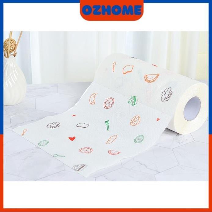 Cuộn khăn giấy thấm dầu hình củ quả