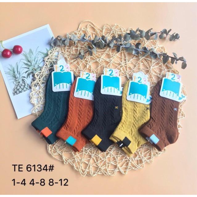 Set 10 Đôi Tất Len Gân Cho Bé 123( 10 Đôi )