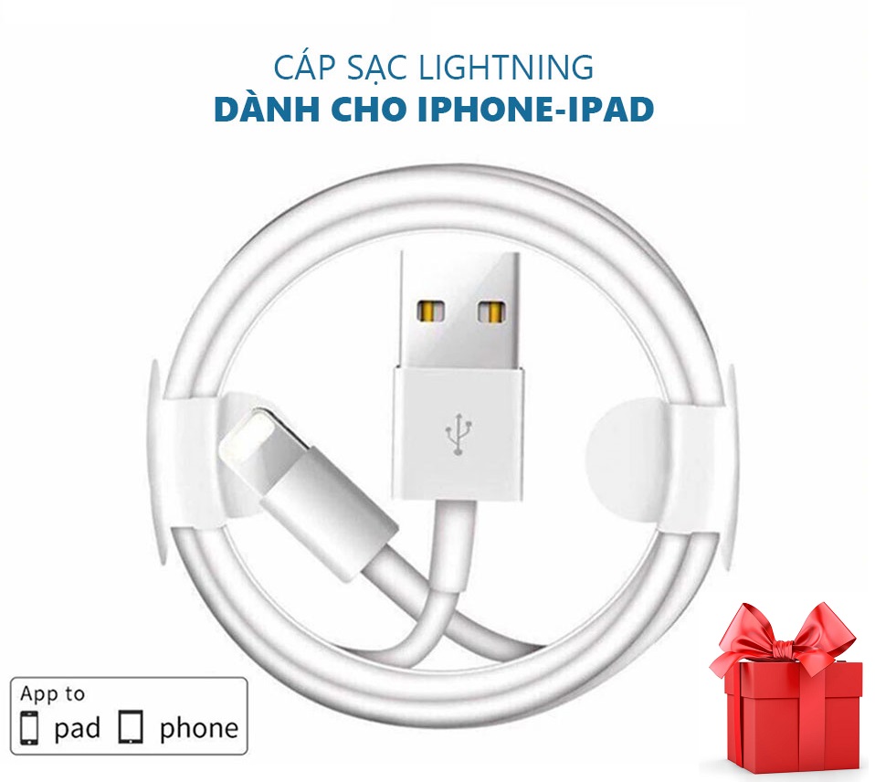 Cáp sạc iPhone chuẩn Foxconn - Dây sạc iPhone giúp sạc nhanh và ổn định dòng điện / Cáp truyền dữ liệu iPhone, iPad