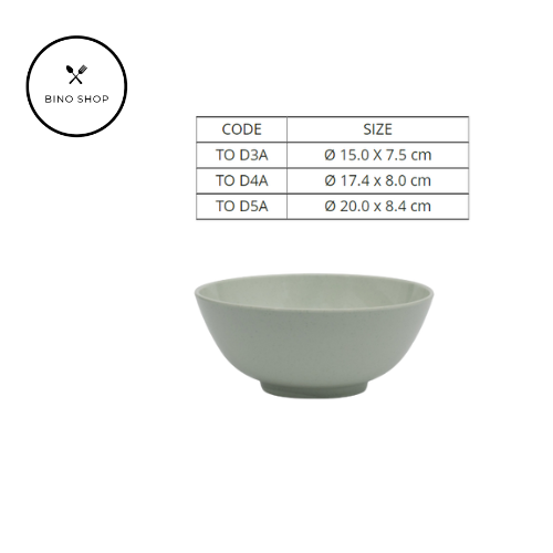 Tô Nhựa Melamine Vân Đá Cát Xanh